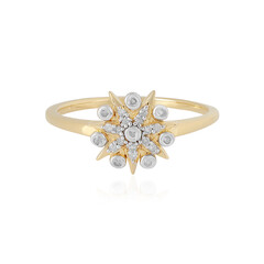 Anello in argento con Diamante I2 (I)