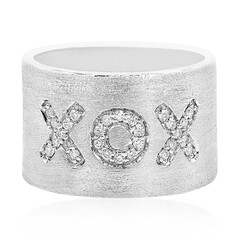 Anello in argento con Diamante I1 (G)