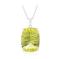 Collana in argento con Citrino Limone
