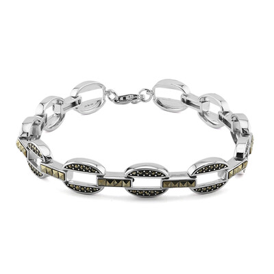 Bracciale in argento con Marcassite