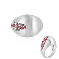 Anello in argento con Spinello Rosso (de Melo)