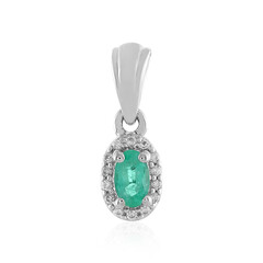 Ciondolo in argento con Smeraldo Colombiano