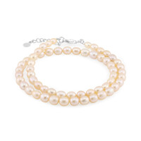 Bracciale in argento con Perla d'Acqua Dolce Pesca (TPC)