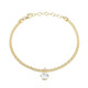 Bracciale in argento con Topazio Bianco