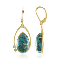 Orecchini in argento con Turchese Ramato Blu Mohave (Faszination Türkis)