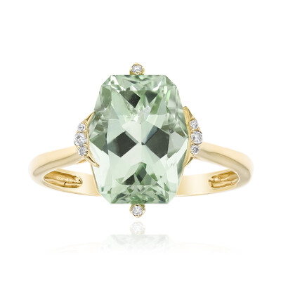Anello in oro con Ametista Verde (CIRARI)