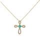 Collana in oro con Smeraldo Zambia AAA (CIRARI)