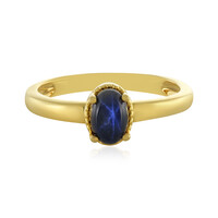 Anello in argento con Zaffiro Stellato Blu
