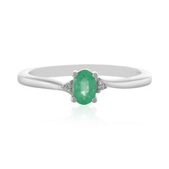 Anello in argento con Smeraldo Etiope