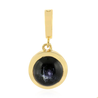 Ciondolo in argento con Diopside Stellato d'India