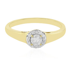 Anello in oro con Diamante I4 (J)
