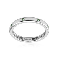 Anello in argento con Smeraldo Zambia