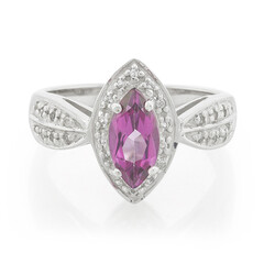 Anello in argento con Topazio Grape