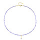 Collana in argento con Tanzanite
