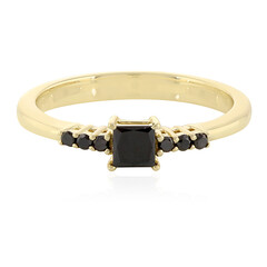 Anello in oro con Diamante Nero