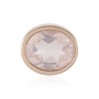 Ciondolo in argento con Quarzo Rosa (MONOSONO COLLECTION)