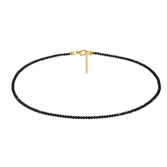 Collana in argento con Tormalina Nera
