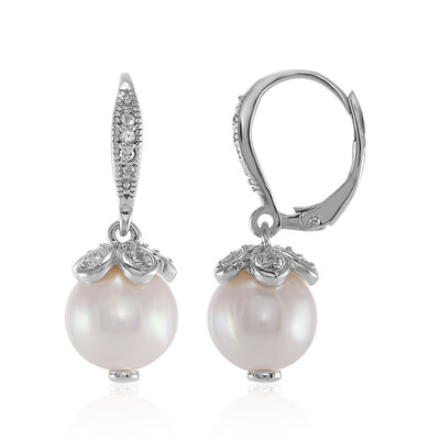 Orecchini in argento con Perla di Acqua Dolce