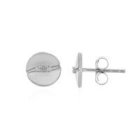 Orecchini in argento con Diamante I4 (J)