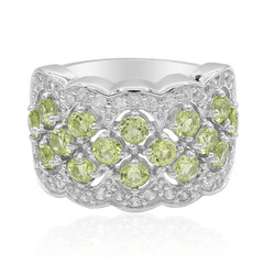 Anello in argento con Peridoto