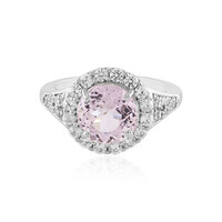 Anello in argento con Kunzite