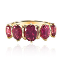 Anello in oro con Rubellite (Tenner Diniz)