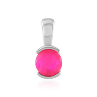 Ciondolo in argento con Opale Rosa dell'Etiopia