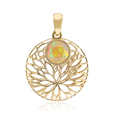 Ciondolo in oro con Opale di Welo AAA (Ornaments by de Melo)