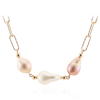 Collana in argento con Perla d'Acqua Dolce Bianca (TPC)