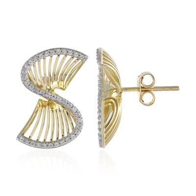 Orecchini in oro con Zircone (Ornaments by de Melo)