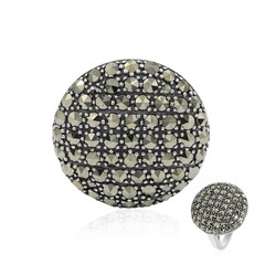 Anello in argento con Marcassite
