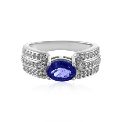 Anello in argento con Tanzanite