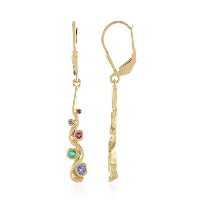 Orecchini in argento con Tanzanite (MONOSONO COLLECTION)