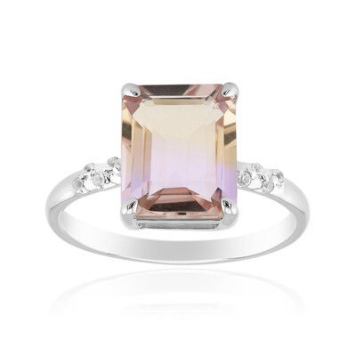 Anello in argento con Ametrina