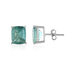 Orecchini in argento con Fluorite Verde