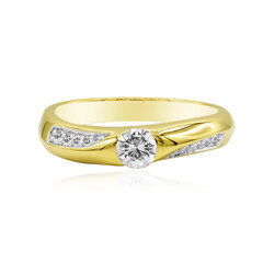 Anello in oro con Diamante IF (D)