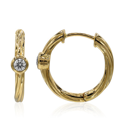 Orecchini in oro con Diamante IF (D) (Annette)