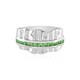 Anello in argento con Tsavorite della Tanzania (de Melo)