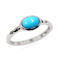 Anello in argento con Turchese Sleeping Beauty (Faszination Türkis)