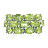 Anello in argento con Peridoto