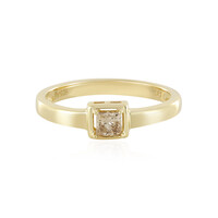 Anello in argento con Diamante Cioccolato I1