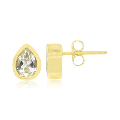 Orecchini in argento con Topazio Bianco (MONOSONO COLLECTION)