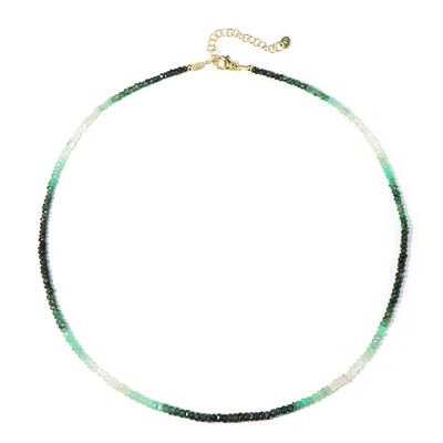 Collana in argento con Smeraldo Brasiliano