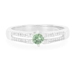 Anello in argento con Apatite Russa