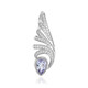 Ciondolo in argento con Tanzanite (non riscaldata) (MONOSONO COLLECTION)
