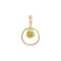 Ciondolo in oro con Diamante Giallo I2