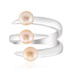 Anello in argento con Perla d'Acqua Dolce Pesca (TPC)