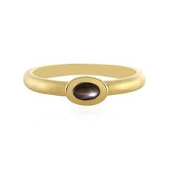 Anello in argento con Zaffiro Stellato Nero