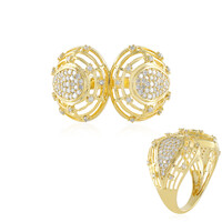 Anello in argento con Diamante I2 (J)
