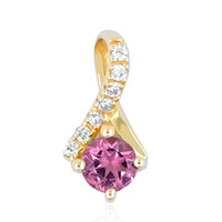 Ciondolo in oro con Rubellite